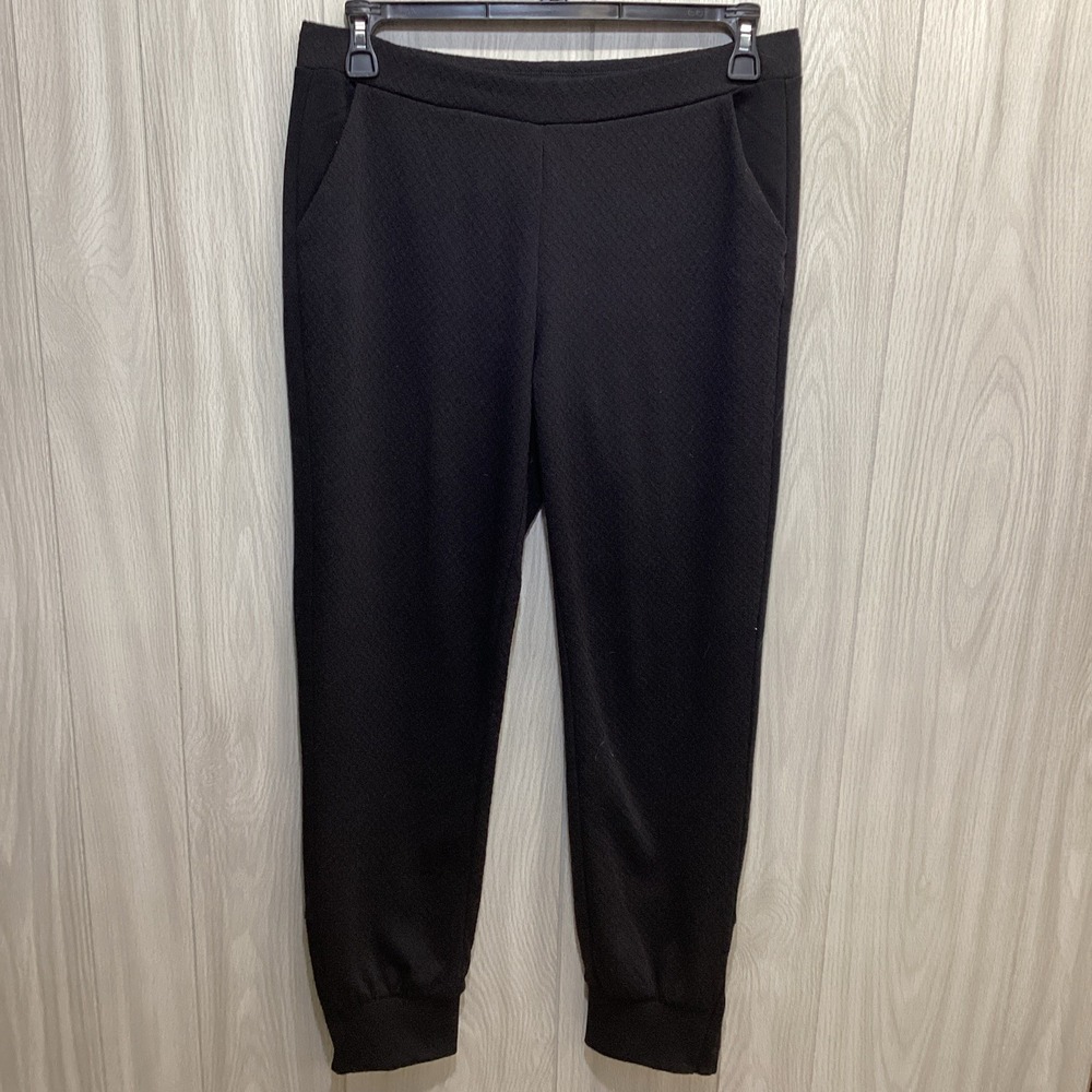 BISOU BISOU Women's (Size L) Pull On Jogger Lounge Pants Poly Rayon Stretch 25D